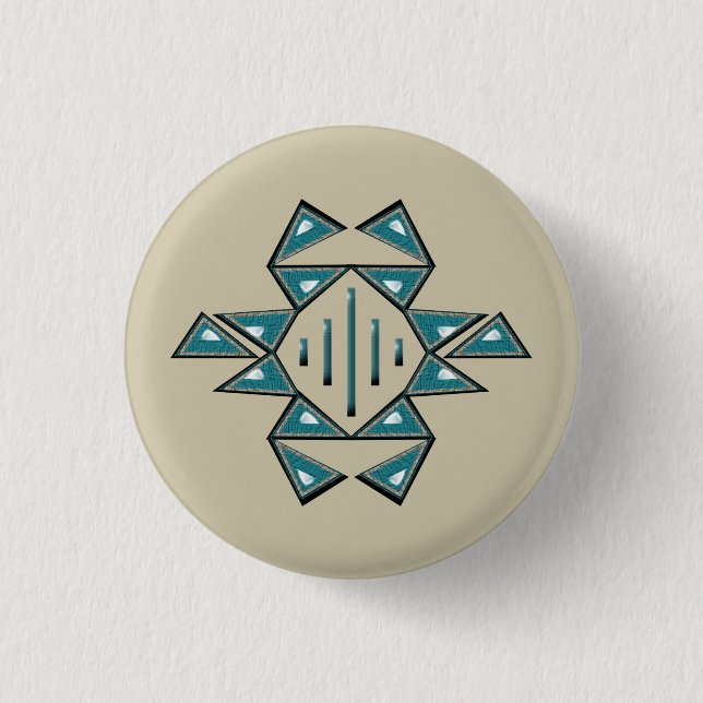 Badge Rond 2,50 Cm Bouton de prospérité (Devant)