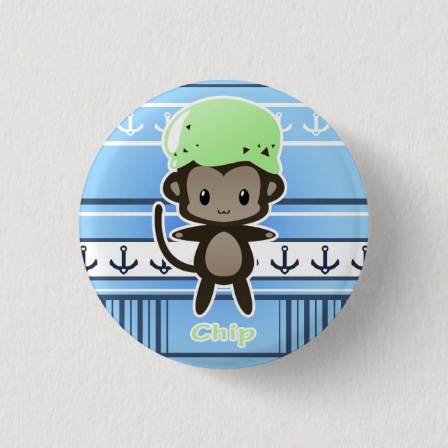 Badge Rond 2,50 Cm Bouton de puce (Devant)