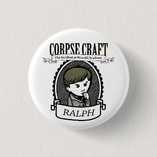 Badge Rond 2,50 Cm Bouton de Ralph de métier de cadavre