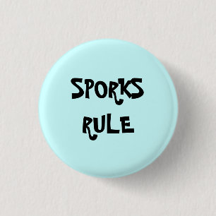 Badge Rond 2,50 Cm Bouton DE RÈGLE SPORTS