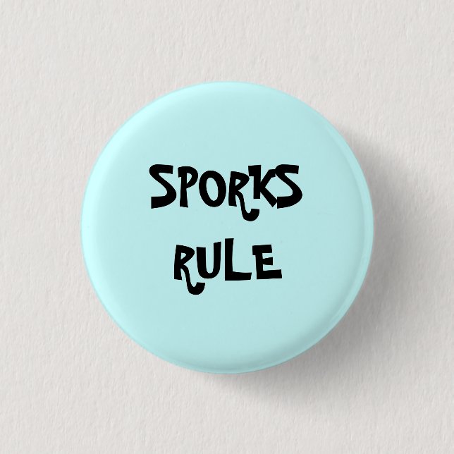 Badge Rond 2,50 Cm Bouton DE RÈGLE SPORTS (Devant)
