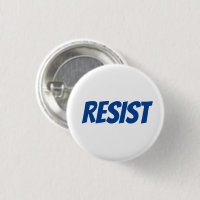 Bouton de résistance à la typographie moderne bleu