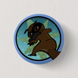 BADGE ROND 2,50 CM BOUTON DE RETOUR DU COURANT ROND DU STYLE COMIQUE