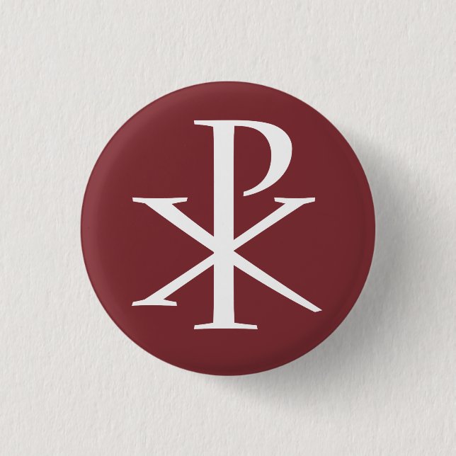 Badge Rond 2,50 Cm Bouton de Rho de Chi (Devant)