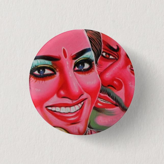 Badge Rond 2,50 Cm bouton de RickshawArt.org (Devant)