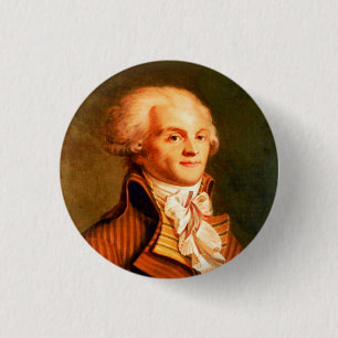 Badge Rond 2,50 Cm Bouton de Robespierre