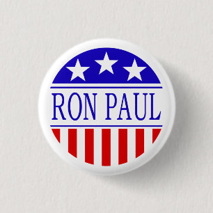 Badge Rond 2,50 Cm Bouton de Ron Paul