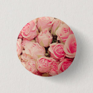Badge Rond 2,50 Cm Bouton de rose de rose