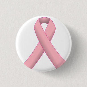 Badge Rond 2,50 Cm Bouton de ruban de cancer du sein