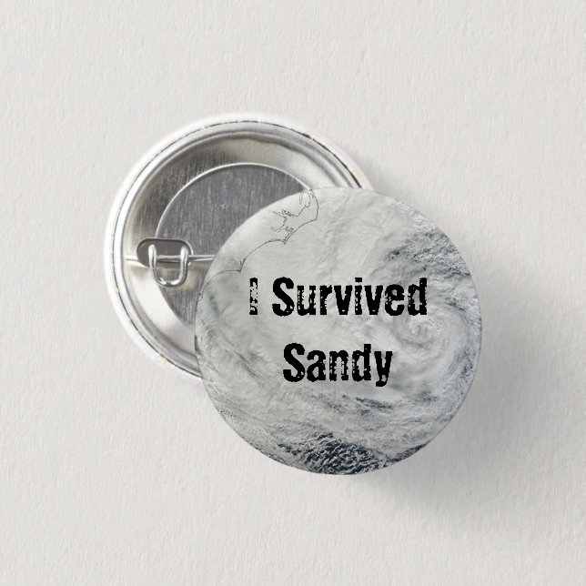 Badge Rond 2,50 Cm Bouton de sable survivant (Devant & derrière)