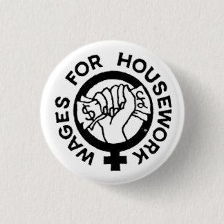 Badge Rond 2,50 Cm Bouton de salaire ménager