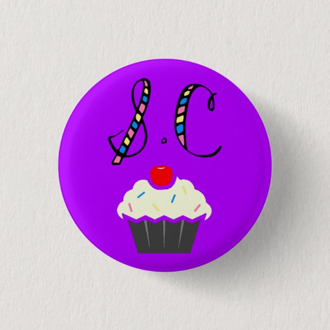 Badge Rond 2,50 Cm Bouton de Saricakes S.C (Devant)