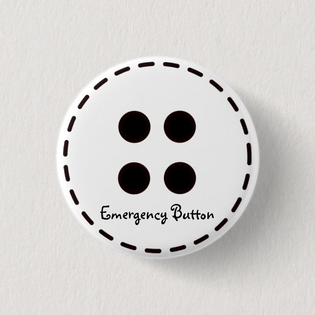 Badge Rond 2,50 Cm Bouton de secours (Devant)