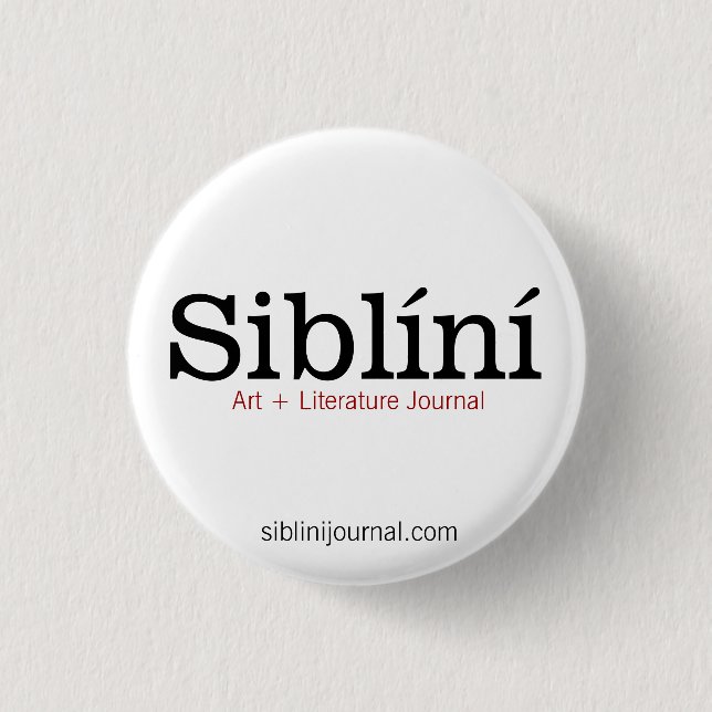 Badge Rond 2,50 Cm Bouton de Siblíní (Devant)