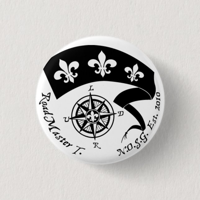 Badge Rond 2,50 Cm Bouton de signature de RoadMaster T. (Devant)