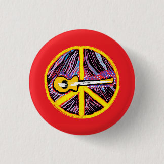 Badge Rond 2,50 Cm Bouton de signe de paix