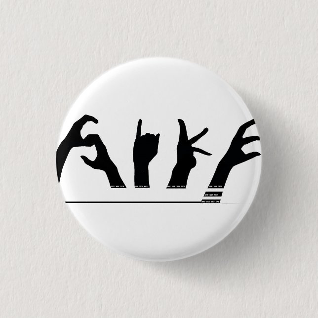Badge Rond 2,50 Cm Bouton de SiKE (petit) (Devant)
