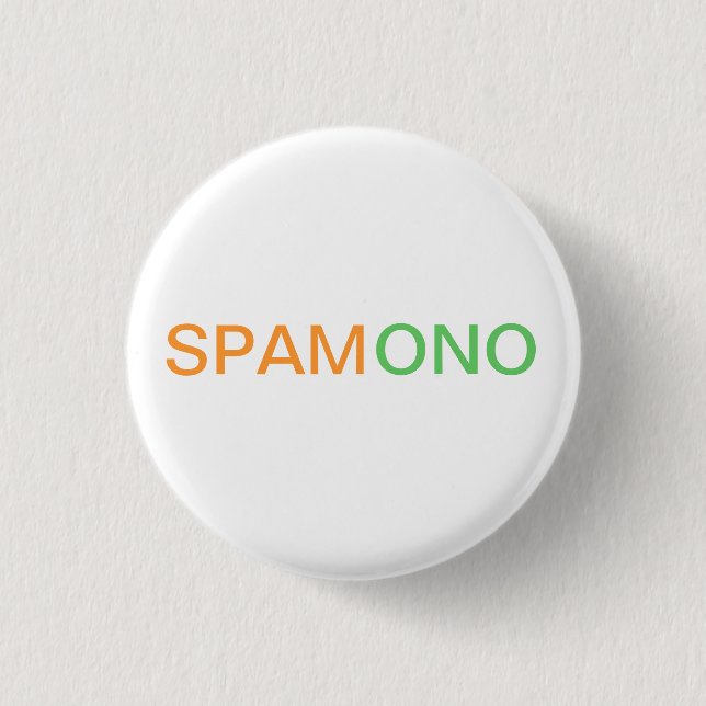 Badge Rond 2,50 Cm Bouton de SPAMONO (Devant)