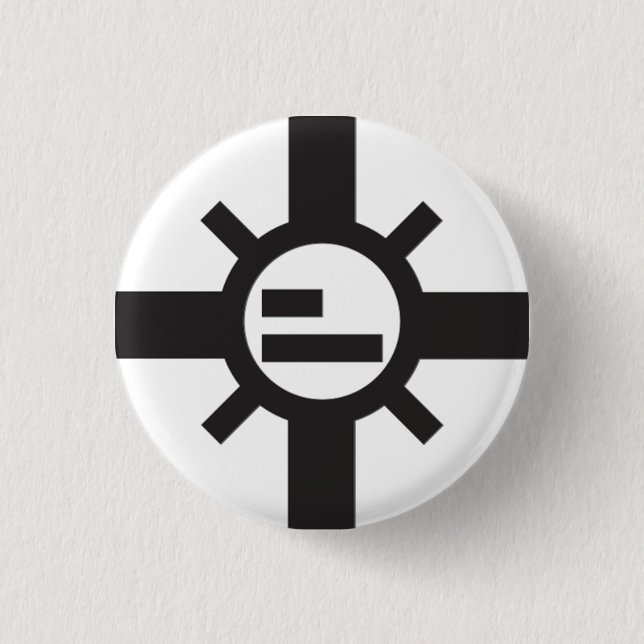 Badge Rond 2,50 Cm Bouton de Sparko Sun (Devant)