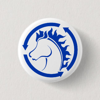 Badge Rond 2,50 Cm Bouton de studios de cheval de BlueBag