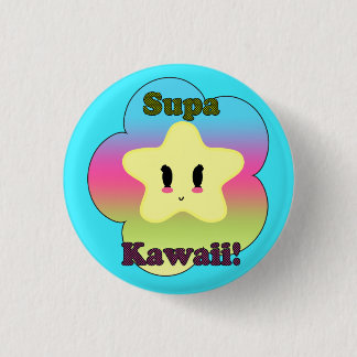 Badge Rond 2,50 Cm Bouton de Supa Kawaii