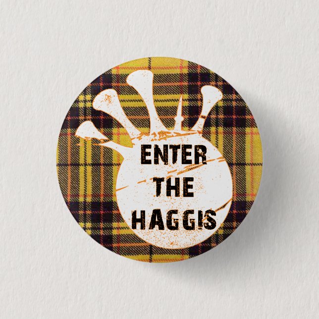 BADGE ROND 2,50 CM BOUTON DE TARTAN DE MCLEOD (Devant)