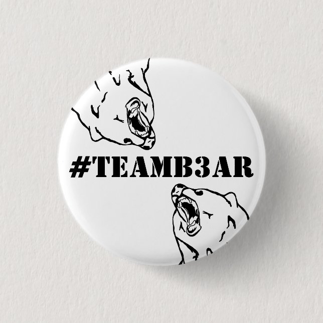 BADGE ROND 2,50 CM BOUTON DE TEAMB3AR (Devant)
