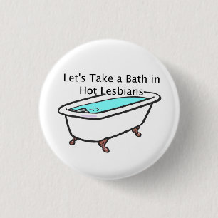 Badge Rond 2,50 Cm Bouton de temps de Bath !
