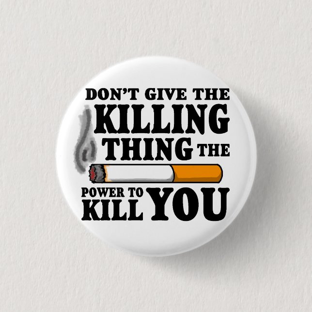 Badge Rond 2,50 Cm "Bouton de TFioS ne donnez pas de massacre chose… (Devant)