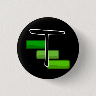 Badge Rond 2,50 Cm Bouton de Tufão