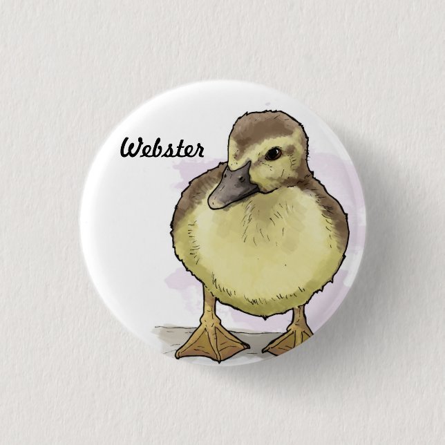 Badge Rond 2,50 Cm Bouton de Webster (Devant)