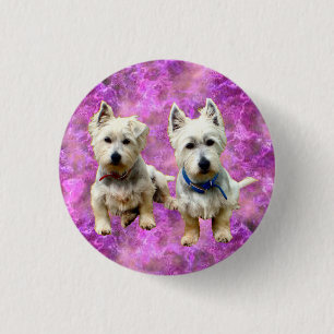 Badge Rond 2,50 Cm Bouton de Westies