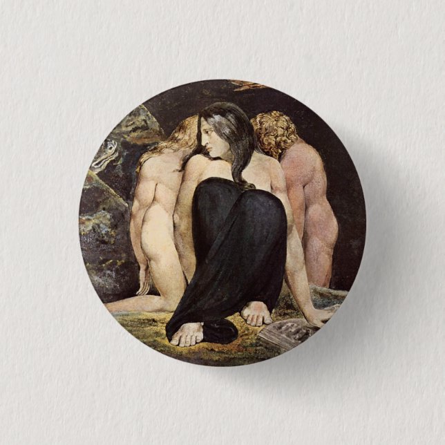 Badge Rond 2,50 Cm Bouton de William Blake Hecate (Devant)