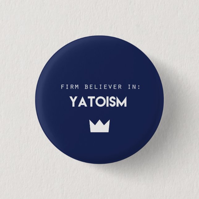 Badge Rond 2,50 Cm Bouton de Yatoism (Devant)