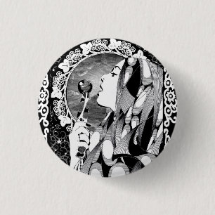 Badge Rond 2,50 Cm Bouton débonnaire de dialectes
