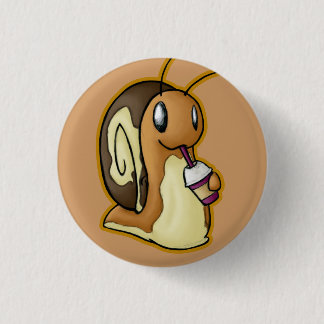 Badge Rond 2,50 Cm Bouton d'Ecru