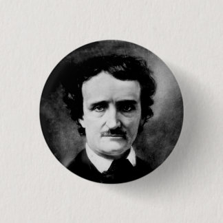 Badge Rond 2,50 Cm Bouton d'Edgar Allan Poe