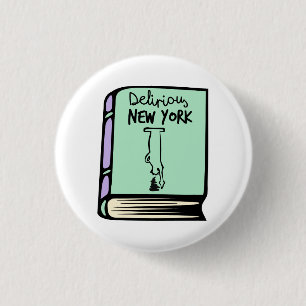 Badge Rond 2,50 Cm Bouton délirant de livre de Rem Koolhaas New York