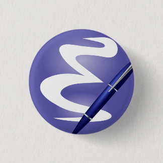 Badge Rond 2,50 Cm Bouton d'Emacs