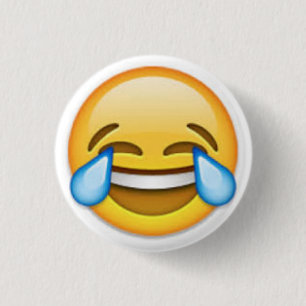 Badge Rond 2,50 Cm Bouton d'Emoji