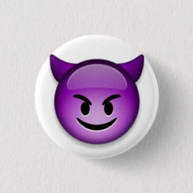 Badge Rond 2,50 Cm Bouton d'Emoji (Devant)