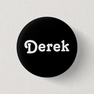 Badge Rond 2,50 Cm Bouton Derek