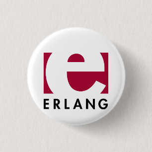 Badge Rond 2,50 Cm Bouton d'Erlang