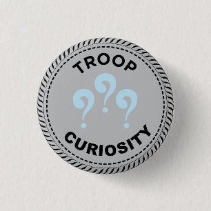Badge Rond 2,50 Cm Bouton des questions de la liste de la troupe IGGP