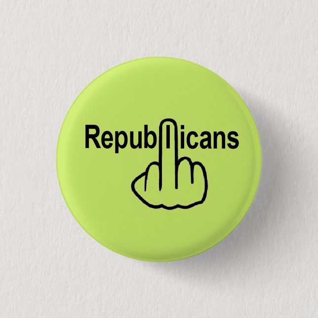 Badge Rond 2,50 Cm Bouton des Républicains (Devant)