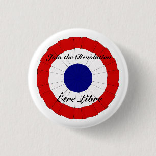 Badge Rond 2,50 Cm Bouton d'Être Libre petit