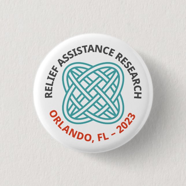 Badge Rond 2,50 Cm Bouton d'événement RAR 2023 (Devant)