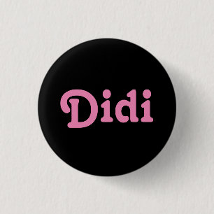 Badge Rond 2,50 Cm Bouton Didi