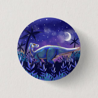 Badge Rond 2,50 Cm Bouton Dinosaure
