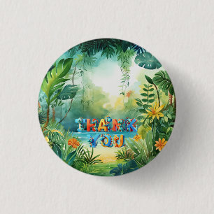 Badge Rond 2,50 Cm Bouton Dinosaure mignon